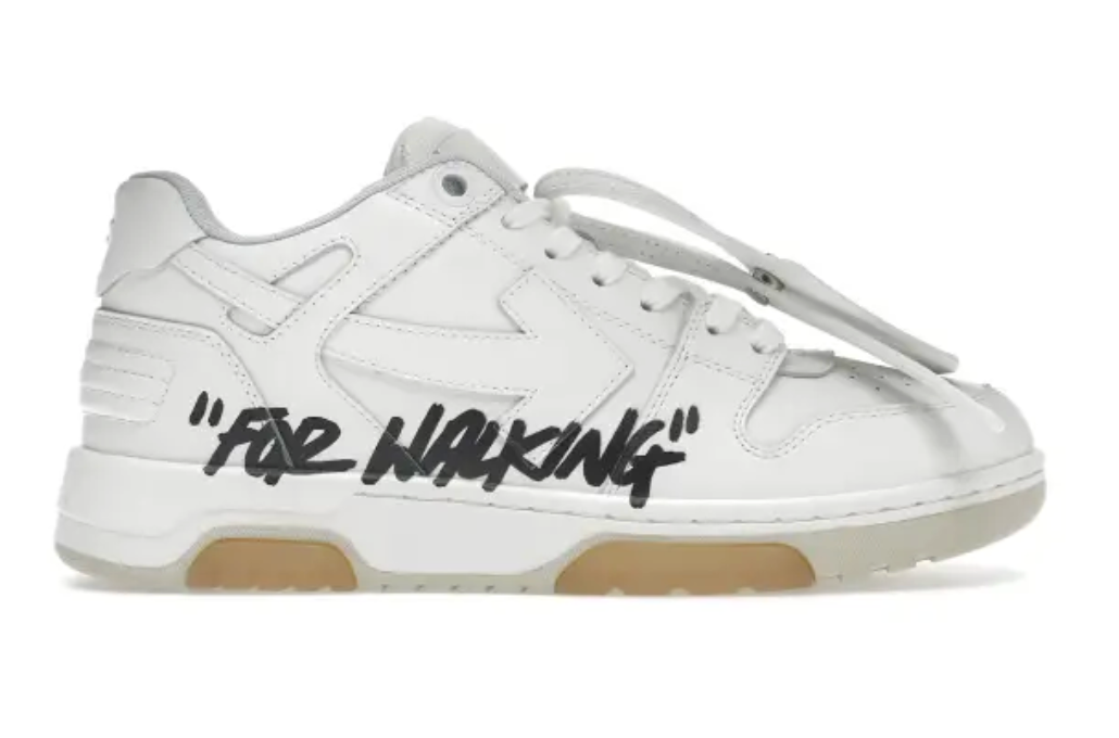 Off White Out of Office - White Black "For Walking"