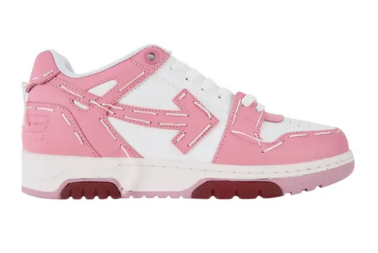 Off White Out of Office - White Pink Sartorial Stitching