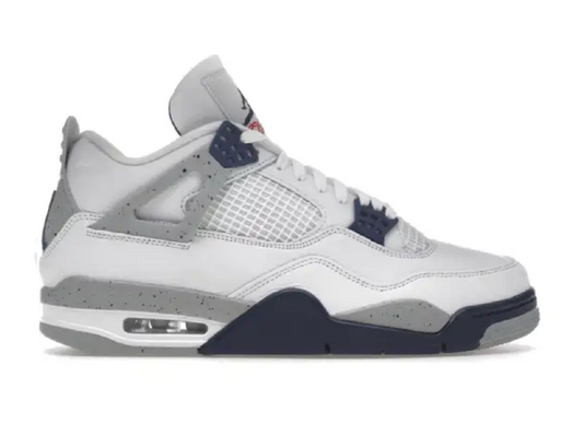 Jordan 4 - White Midnight Navy