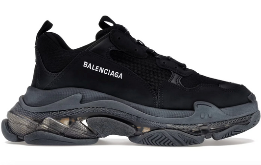 Balenciaga Triple S Black (Clear Sole)