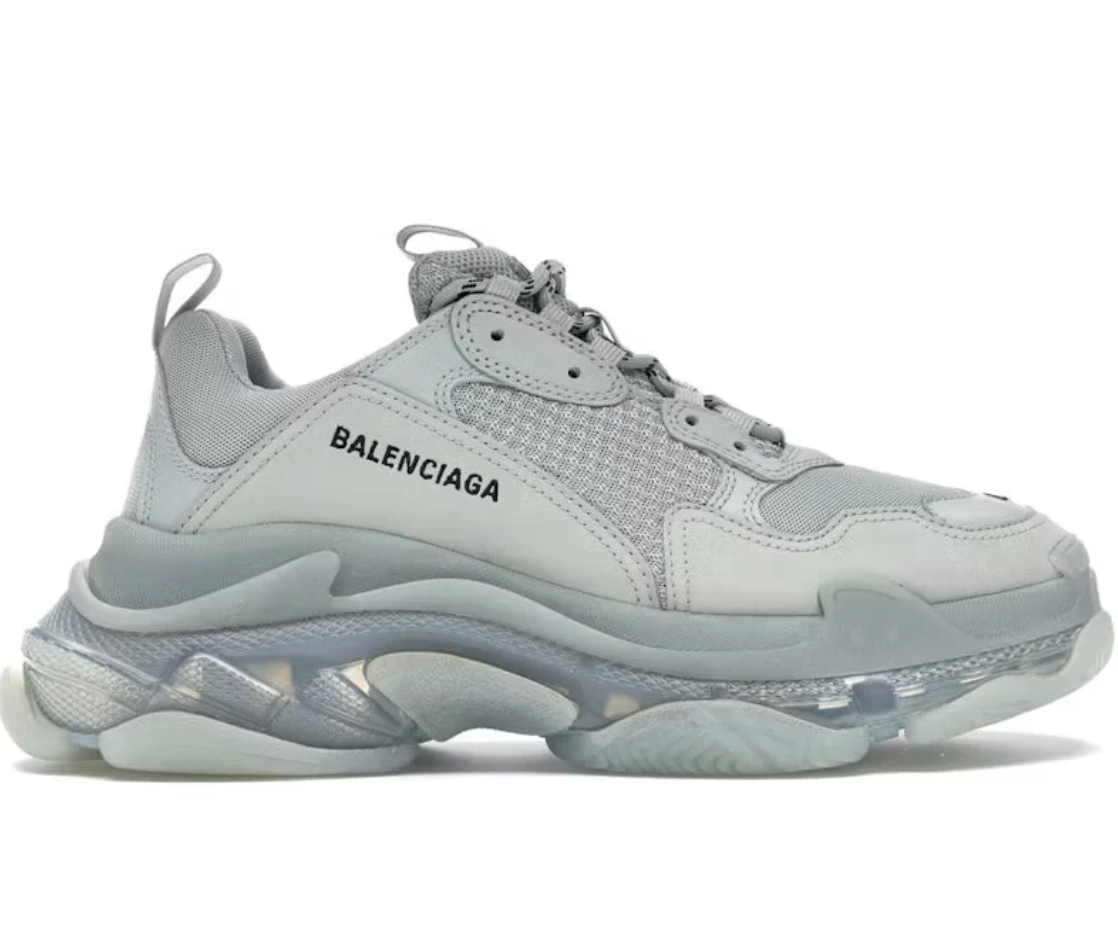 Balenciaga Triple S Grey (Clear Sole)