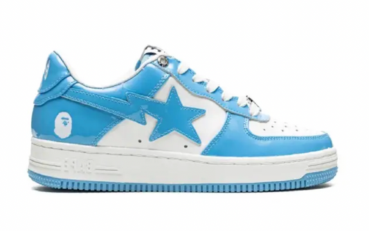 Bape Sta - Patent Leather Blue White