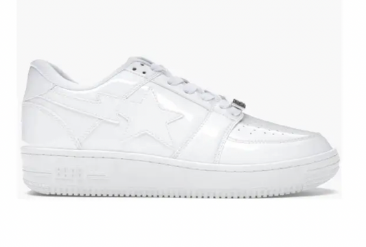 Bape Sta - Patent White