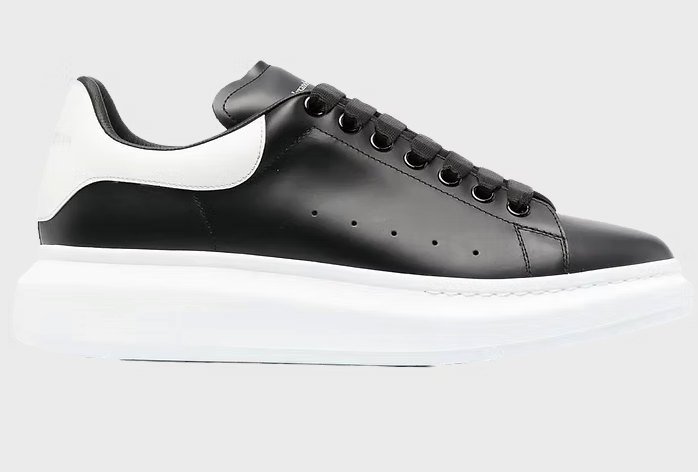 McQueen Black White