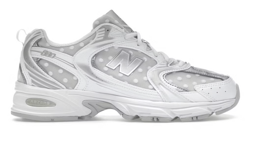 New Balance 530 - Silver Metallic Polka Dots