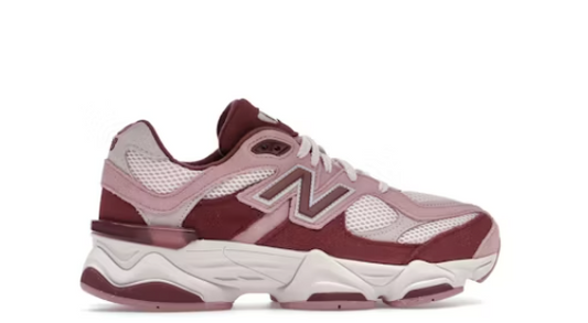 New Balance 9060 Pink Granite Washed Burgundy