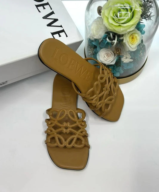 Loewe - Brown Slippers