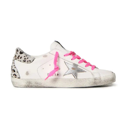 Golden Goose - White Silver Pink Leopard