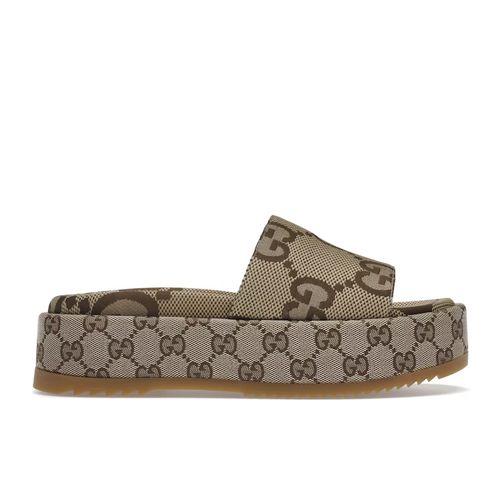 Gucci Angelina Platform 55mm Sandal Camel