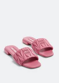 Miu Miu - Pink Slippers
