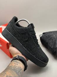 Nike Air Force 1 Low Black Stars